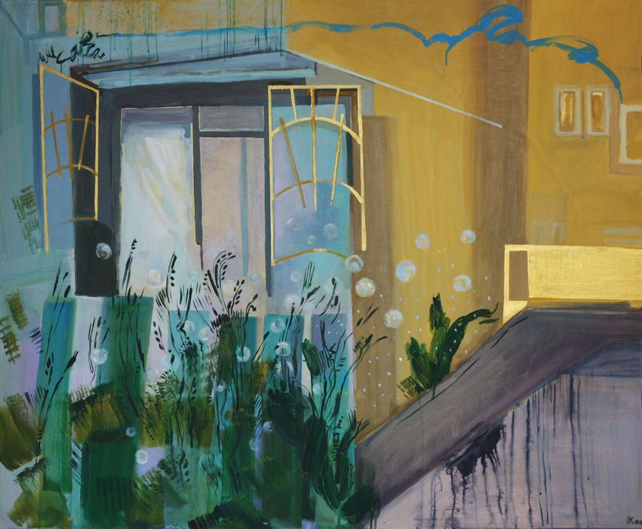 „Morning Fantasies“, 120 x 100 cm