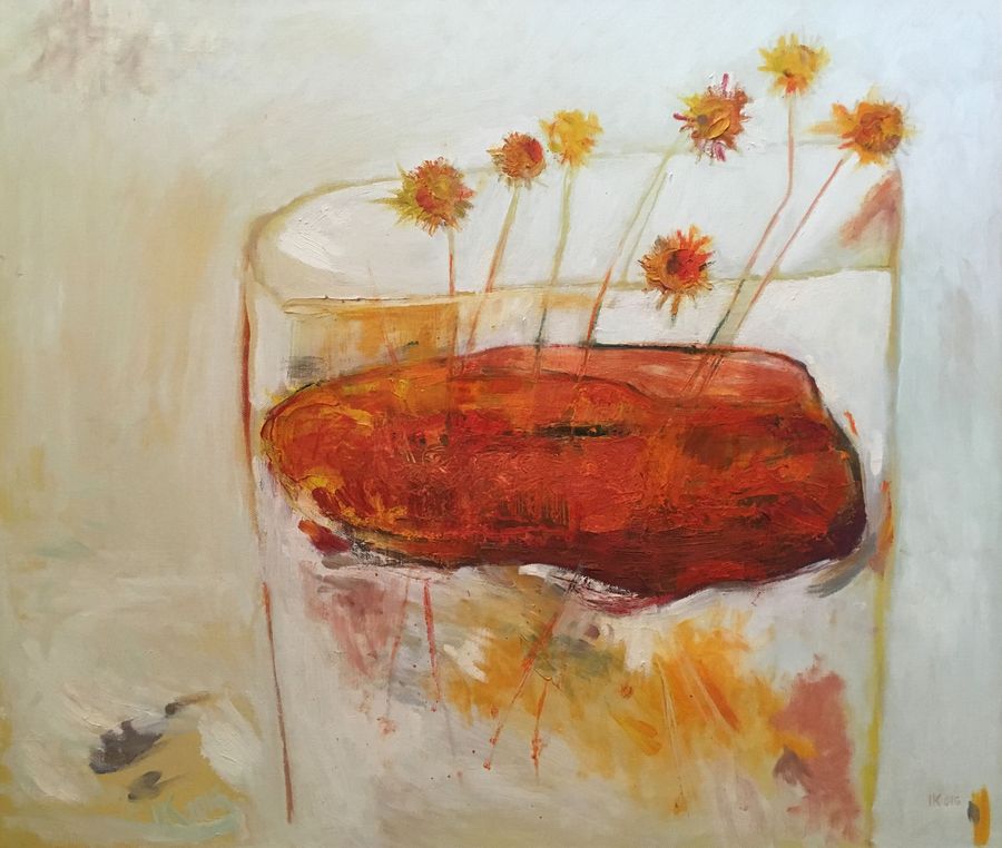 „Windowlen“, Öl auf Leinwand, 70×60 cm, 2017